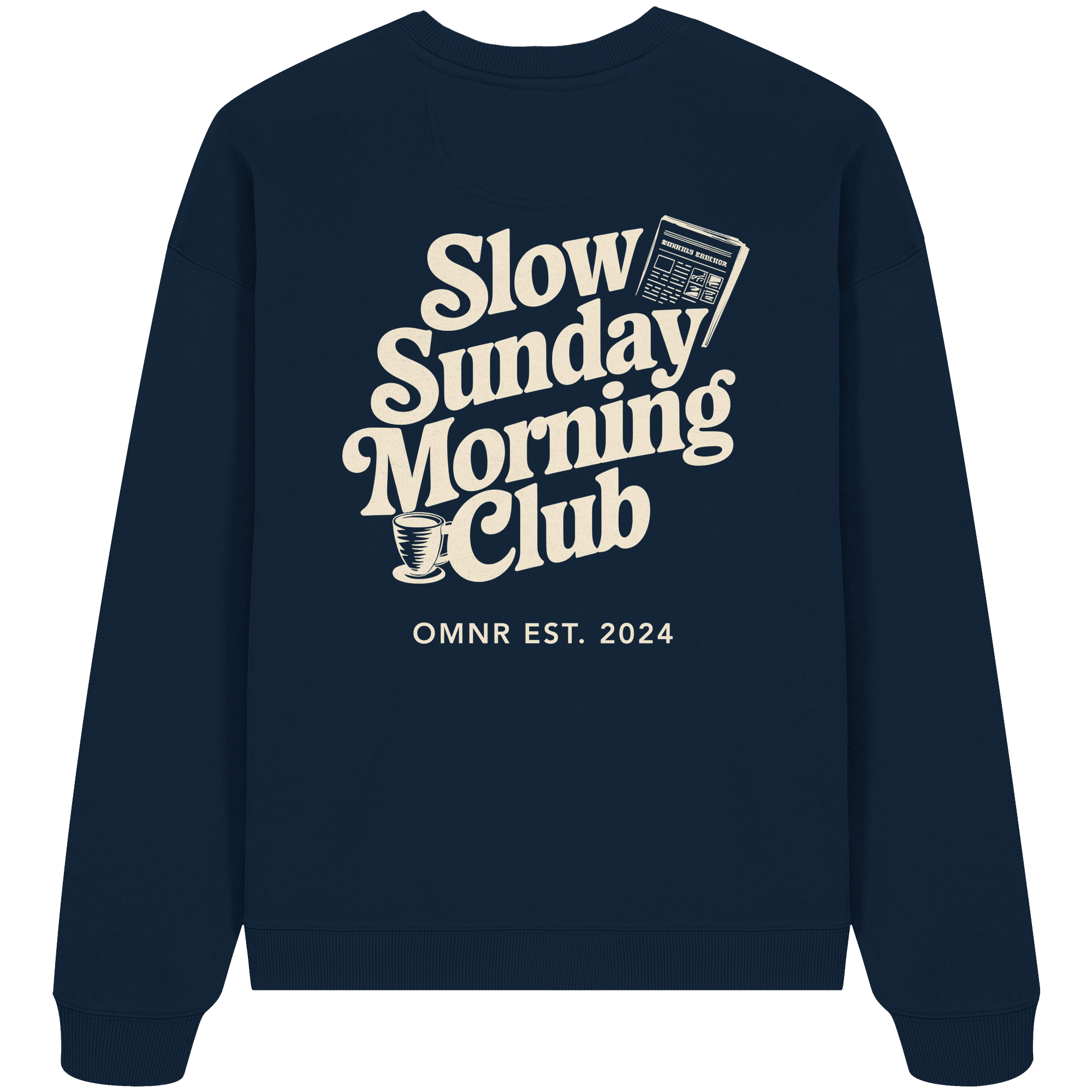 Slow Sunday Morning - Oversize Sweatshirt
