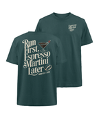 Run first, Espresso Martini later - Oversized T-Shirt