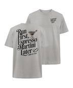 Run first, Espresso Martini later - Oversized T-Shirt