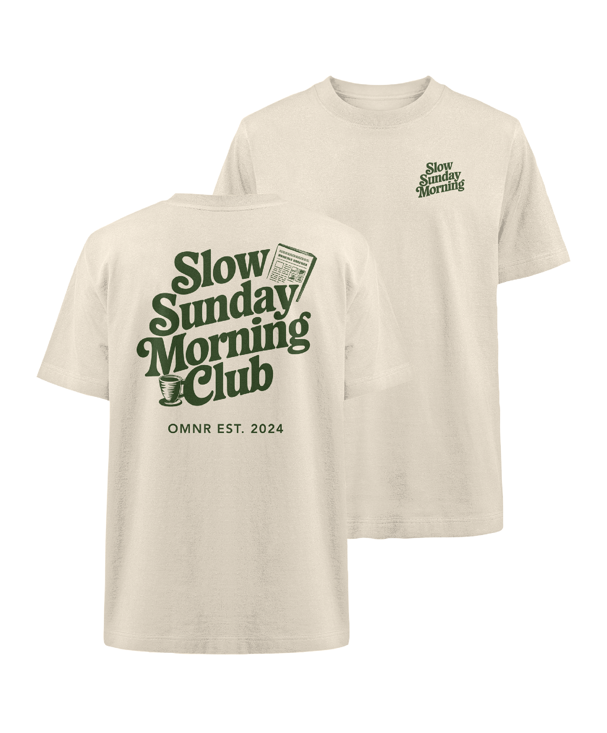 Slow Sunday Morning Club - Oversized T-Shirt