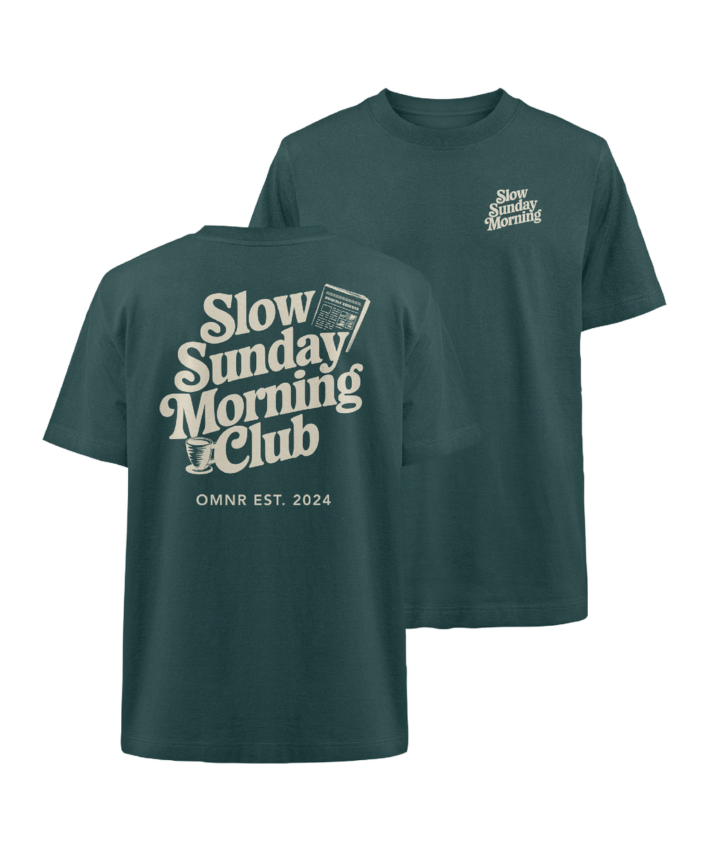 Slow Sunday Morning Club - Oversized T-Shirt