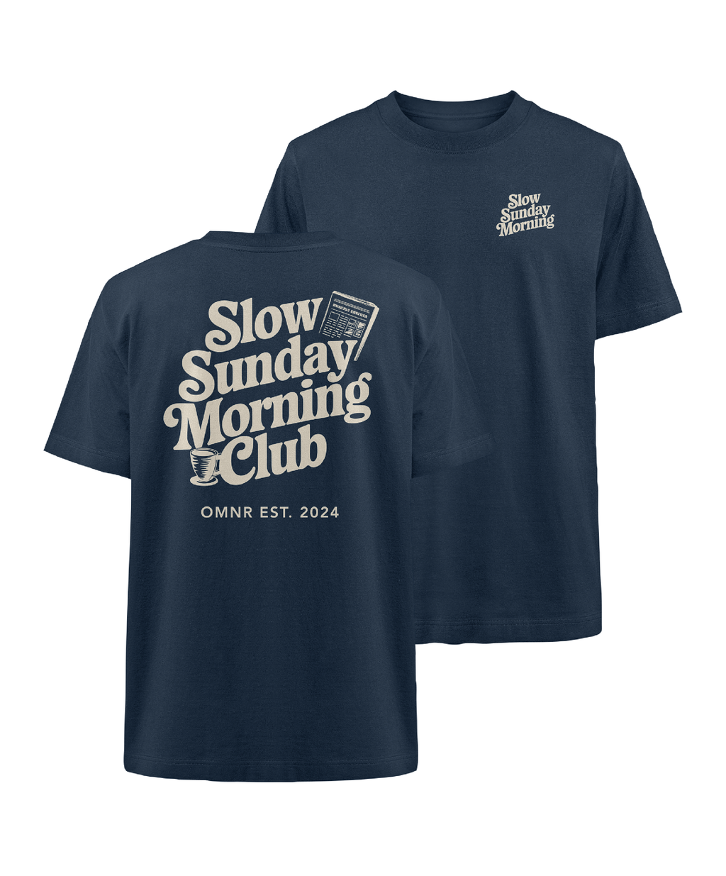 Slow Sunday Morning Club - Oversized T-Shirt