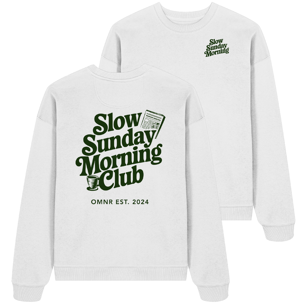 Slow Sunday Morning - Oversize Sweatshirt